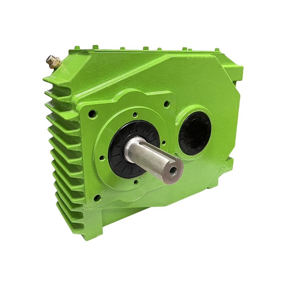 Scatola di trasmissione ad ingranaggi elicoidali con alloggiamento in ghisa ND P130 per generatore PTO